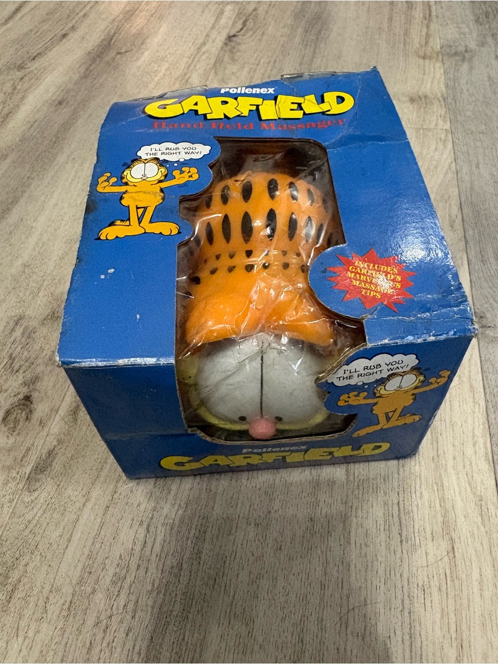 NIB Vintage Pollenex Garfield Hand Held Massager Collectible - Picture 5 of 5